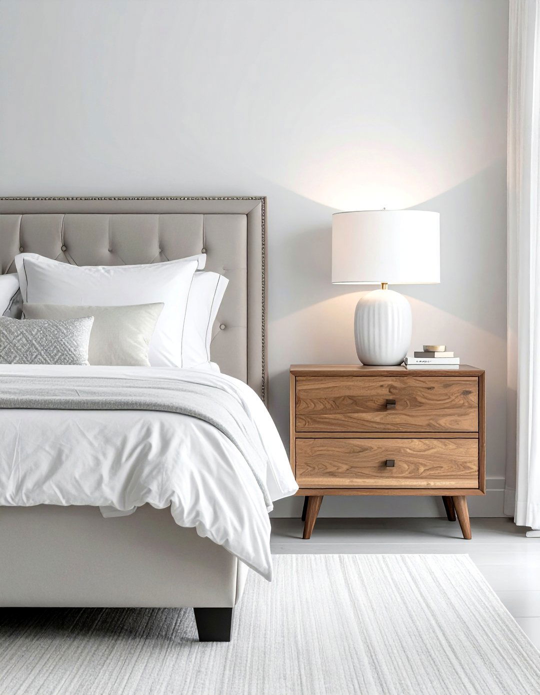 Magnolia Bedroom with Symmetrical Nightstand Styling - 20 Magnolia Bedroom Ideas for a Serene Retreat