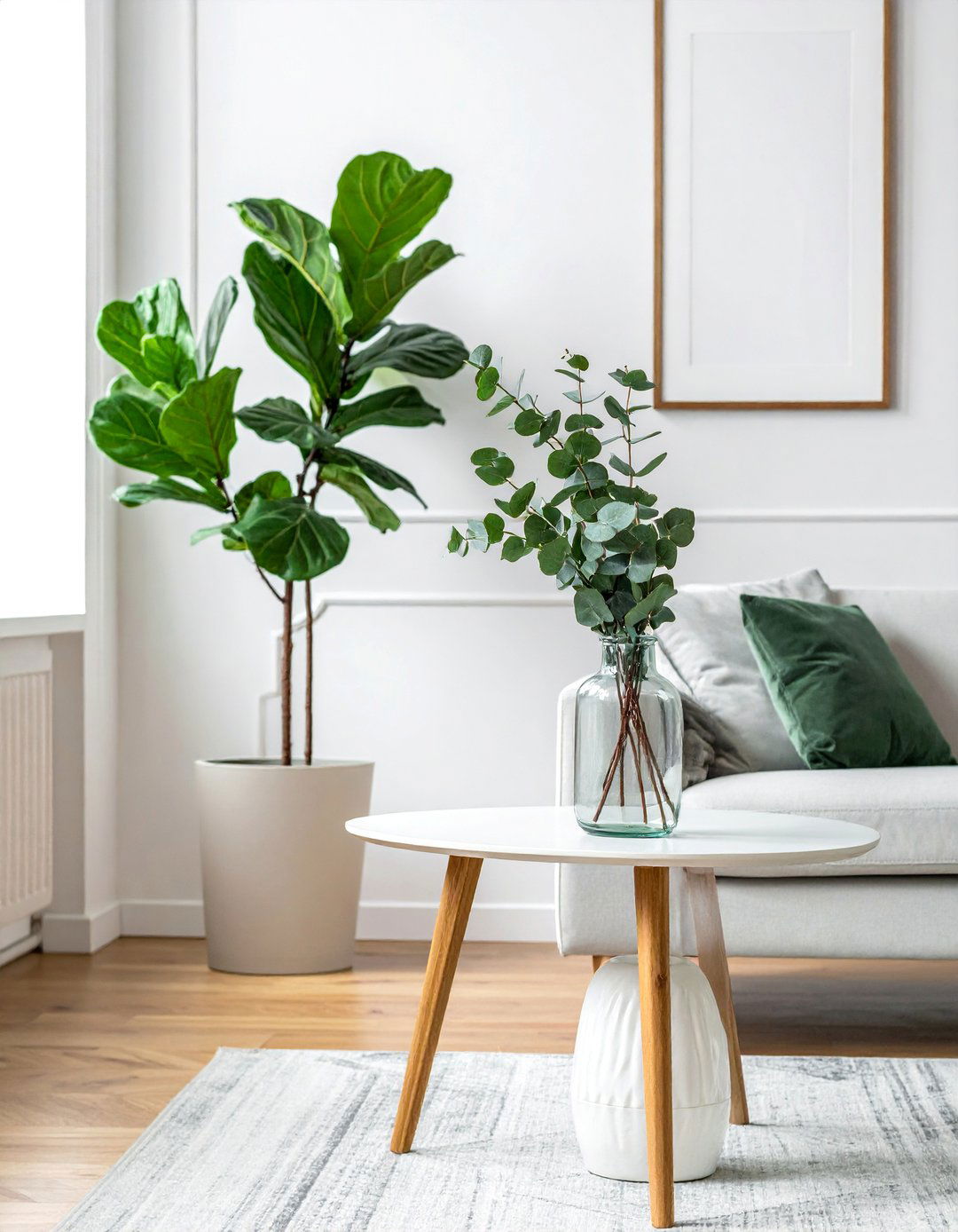 Magnolia Living Room with Greenery and Plants - 20 Magnolia Living Room Ideas for a Cozy Feel