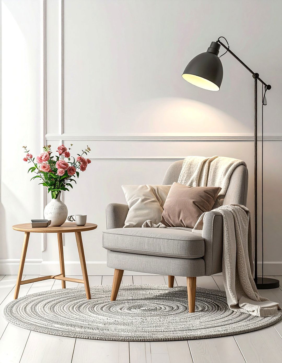 Magnolia Living Room with a Cozy Reading Nook - 20 Magnolia Living Room Ideas for a Cozy Feel