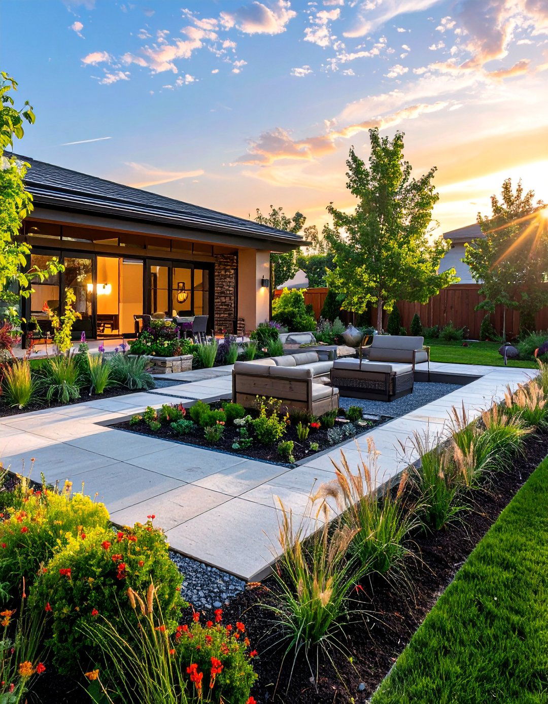 Maintenance Free Hardscape Courtyards - 25 Dog Friendly Landscaping Ideas for Pet Owners