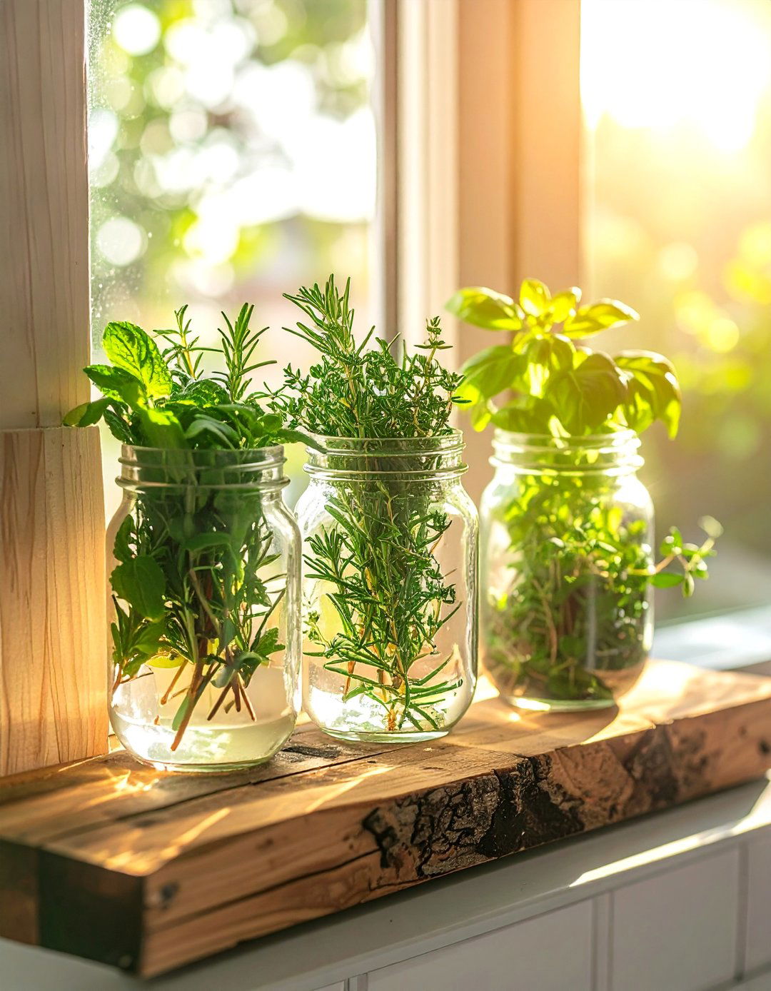 Mason Jar Wall Herb Container Garden - 40 Container Garden Ideas for Small Spaces
