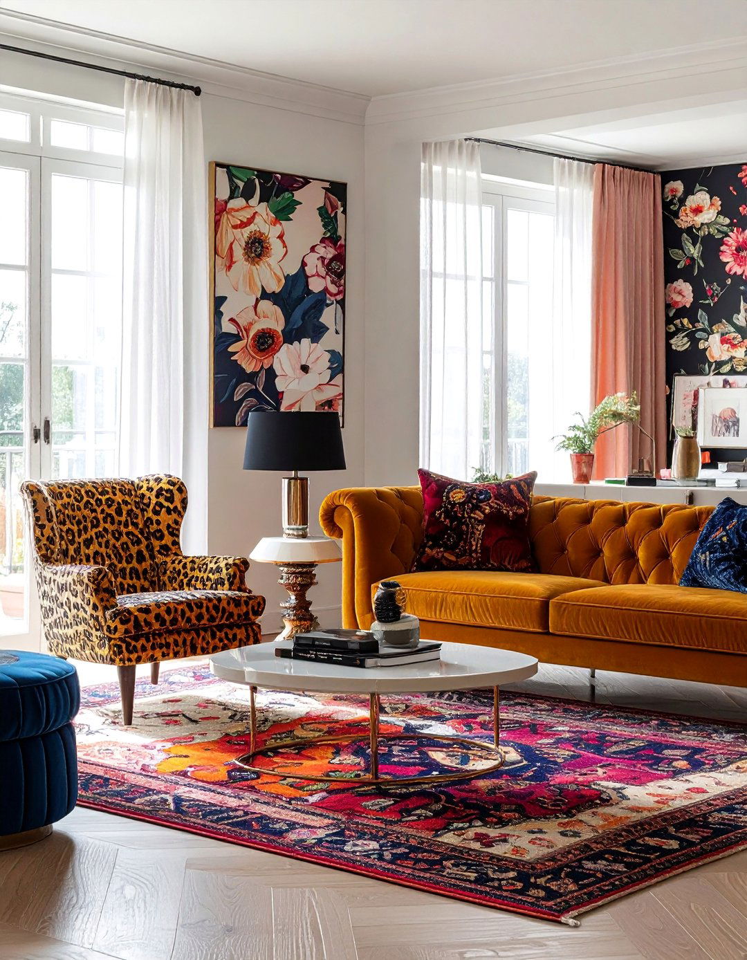 Maximalist Aesthetic Room with Bold Patterns - 40 Aesthetic Room Ideas for a Stylish Home