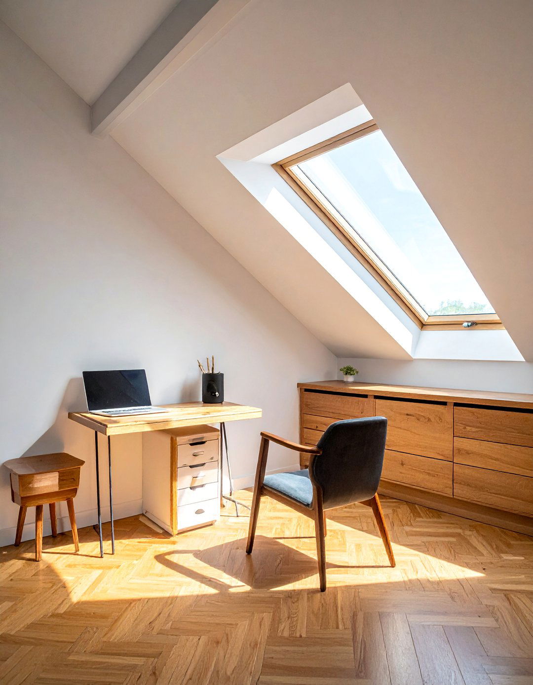 Maximizing Light with Large Skylights - 30 Low Ceiling Small Attic Room Ideas for Cozy Spaces