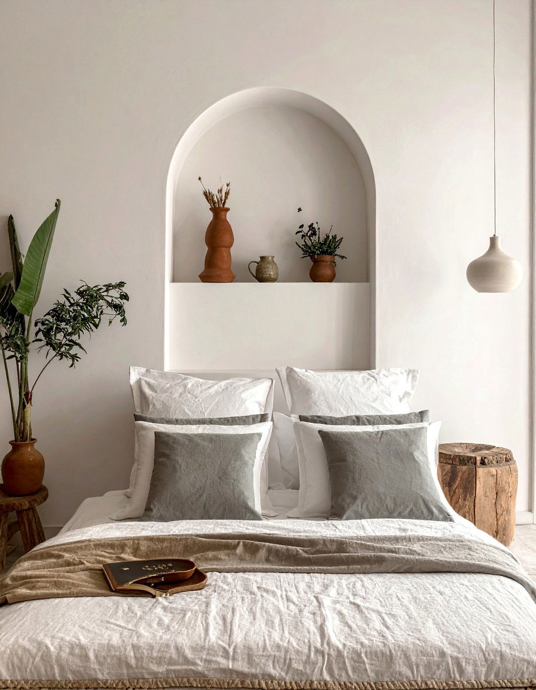 Mediterranean Bedroom with Built in Alcoves - 20 Mediterranean Bedroom Ideas for a Relaxing Retreat