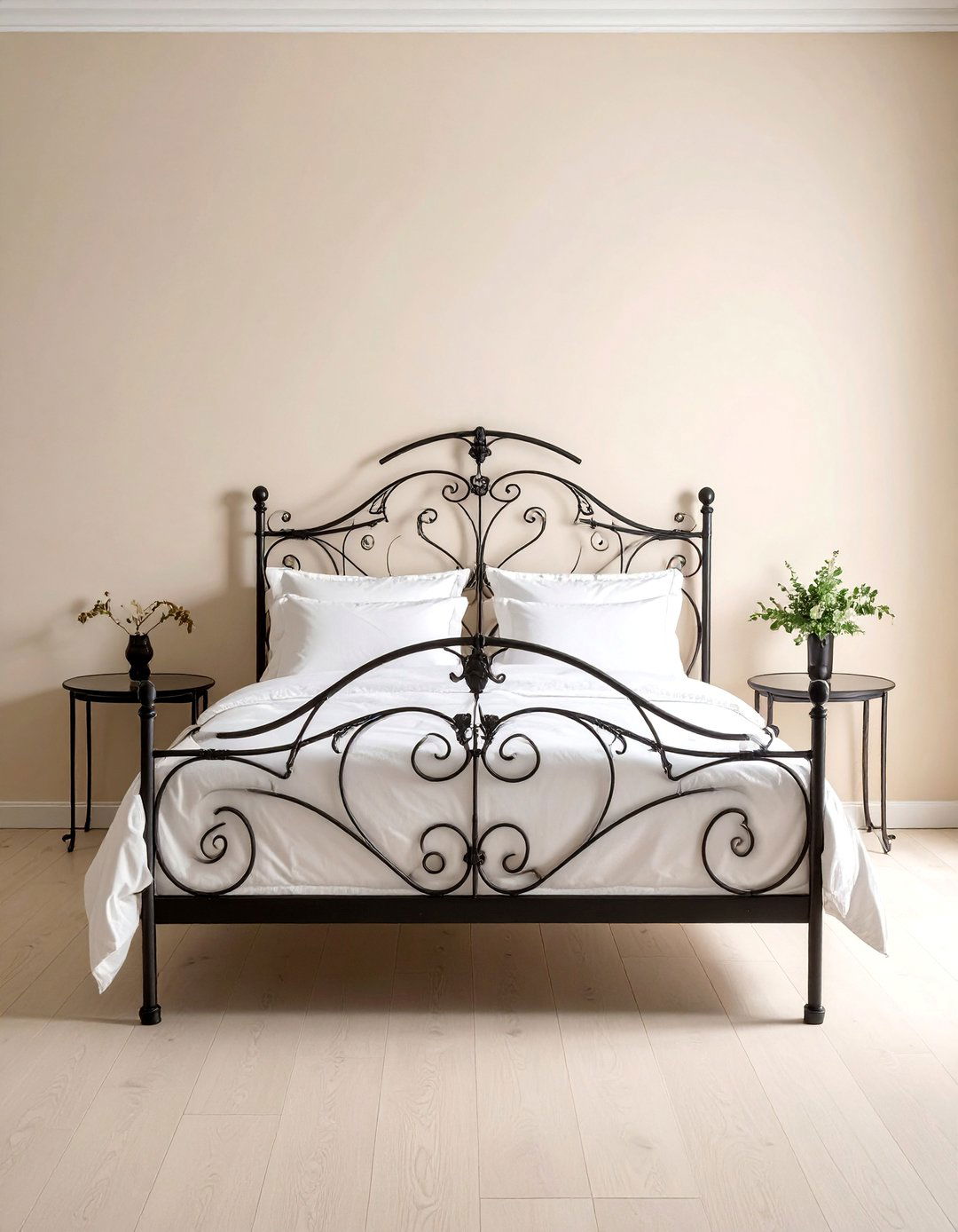 Mediterranean Bedroom with a Wrought Iron Bed Frame - 20 Mediterranean Bedroom Ideas for a Relaxing Retreat