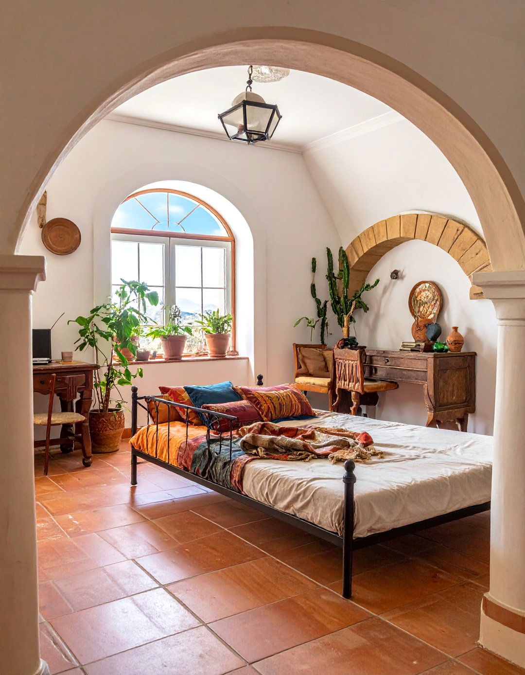 Mediterranean Office Guest Room Retreat - 30 Office Guest Room Ideas for a Functional Space