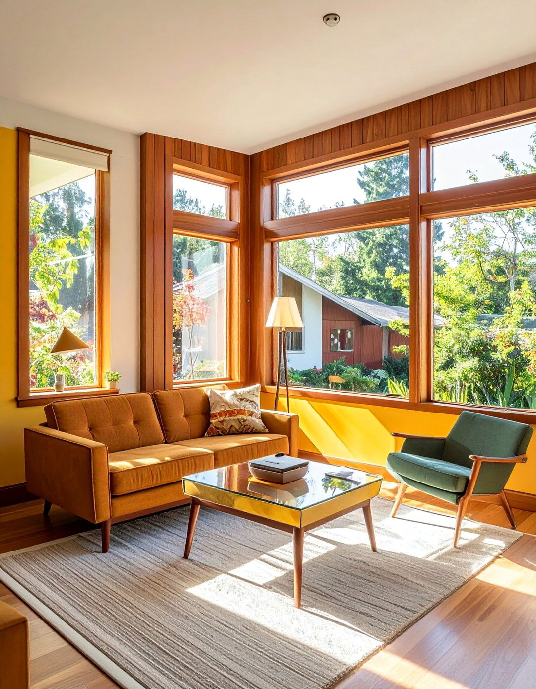 Mid Century Modern Revival - 25 Modern Window Trim Ideas to Elevate Your Home's Style