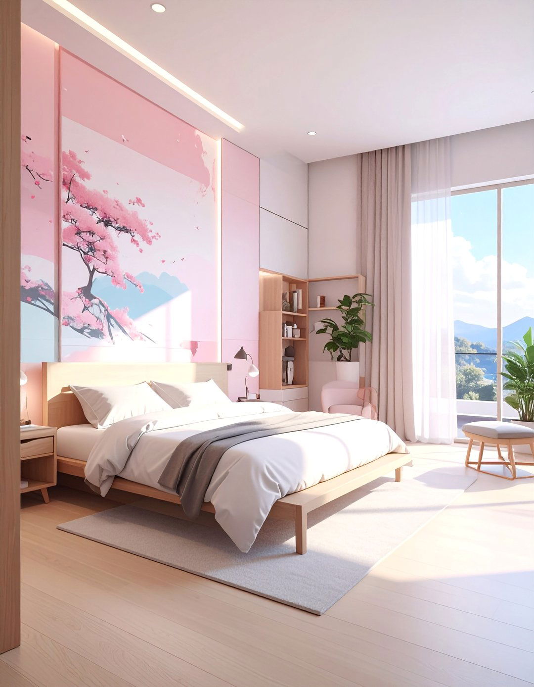 Minimalist Anime Zen Space - 40 Anime Room Ideas for the Ultimate Fan Experience