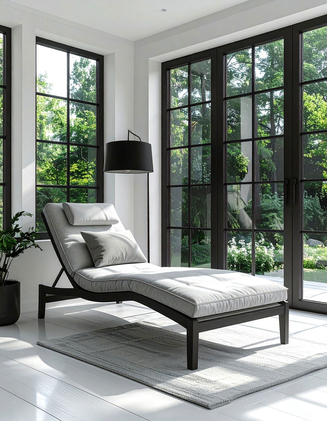 Minimalist Black Sunroom Design - 20 Black Sunroom Ideas for a Stylish Retreat