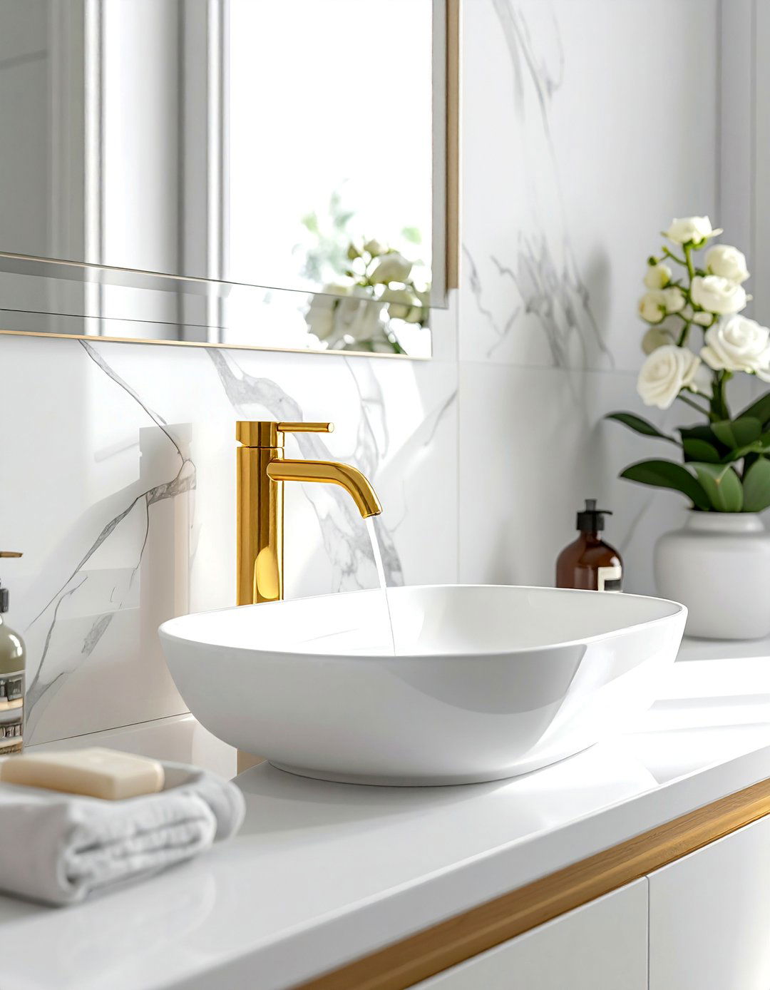 Minimalist Faucet Design - 40 Bathroom Design Ideas for a Modern Home