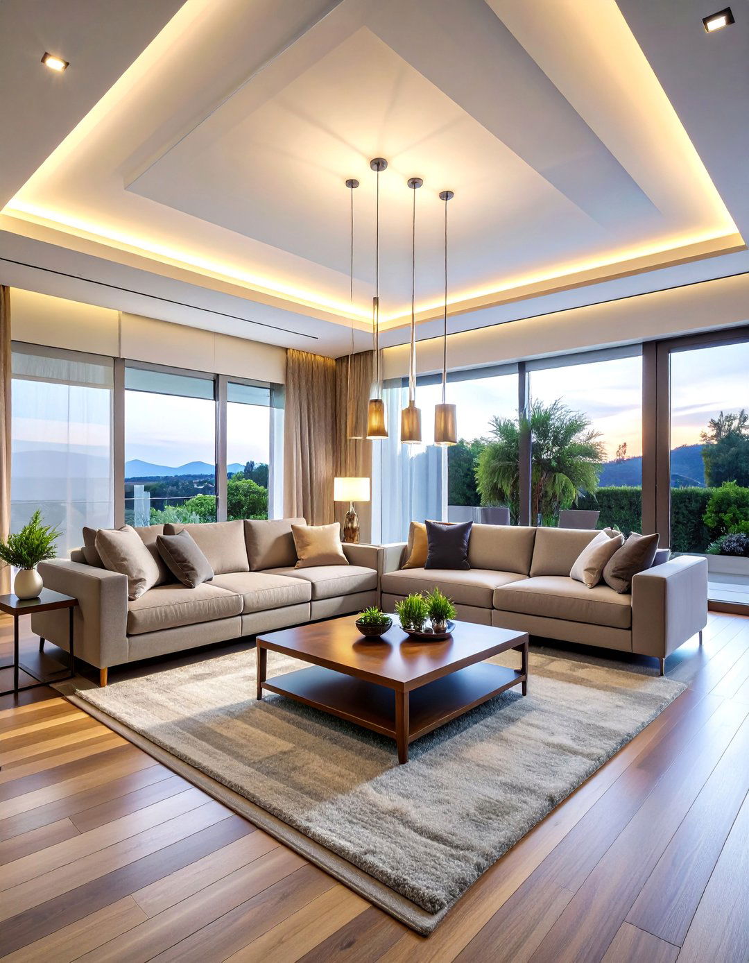 Minimalist Flush Mount Solutions - 20 Living Room Lighting Ideas to Brighten Your Space