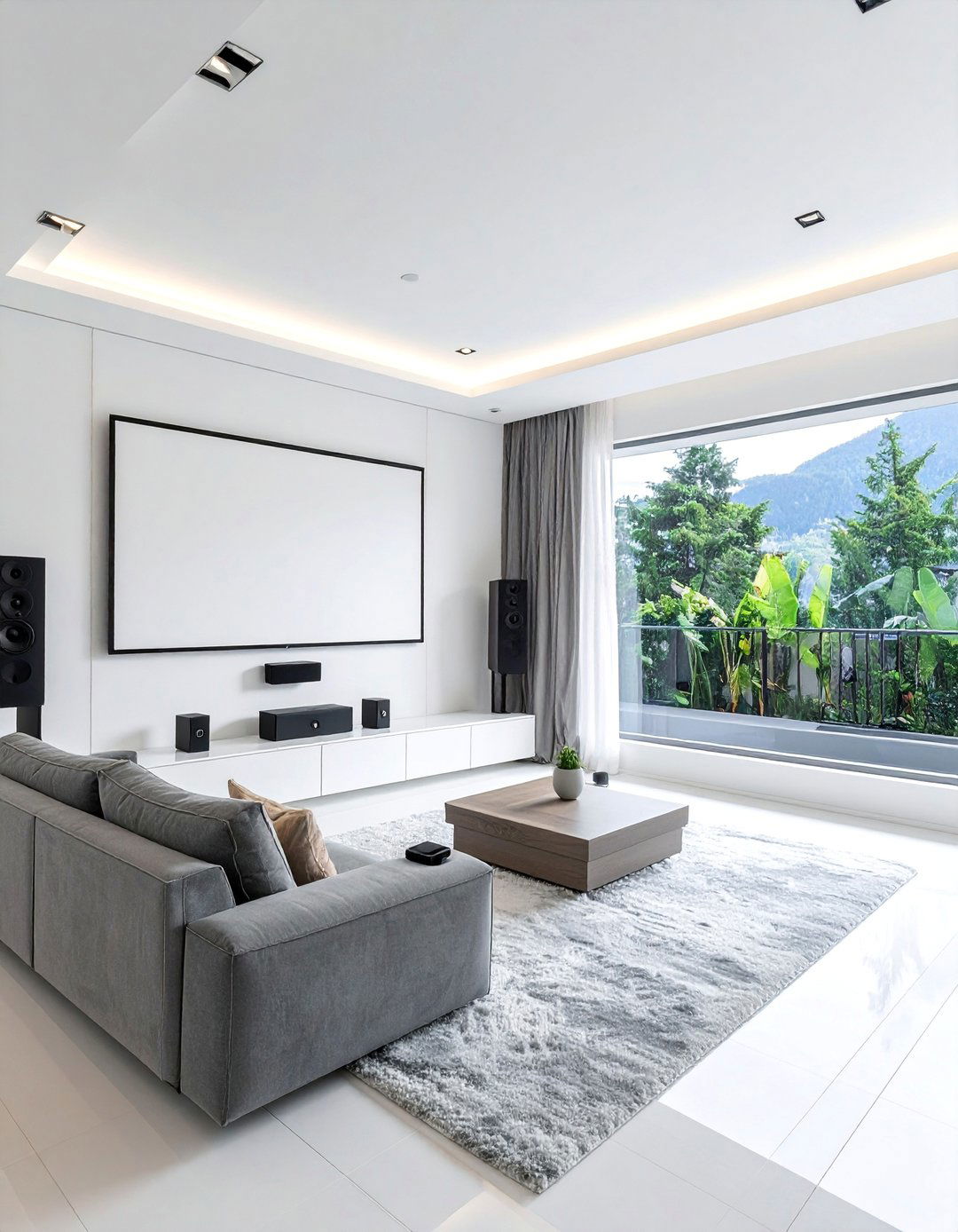 Minimalist Modern Theater Design - 20 Modern Home Theater Ideas for an Immersive Experience