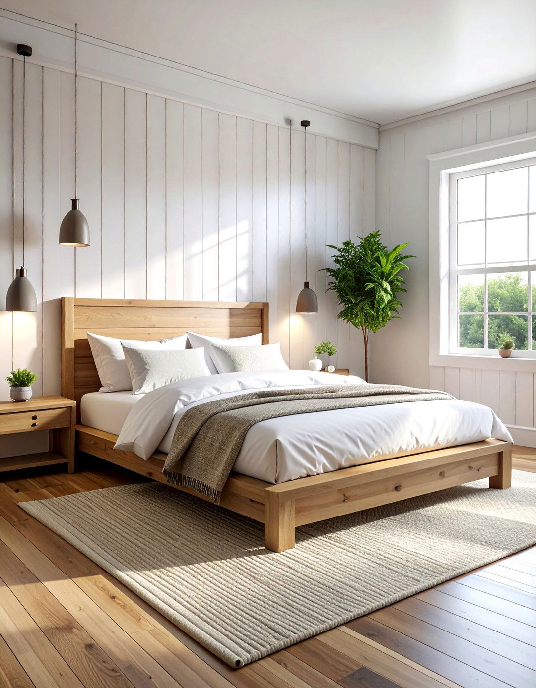 Minimalist Shiplap Bedroom - 30 Shiplap Bedroom Ideas for a Rustic and Chic Look