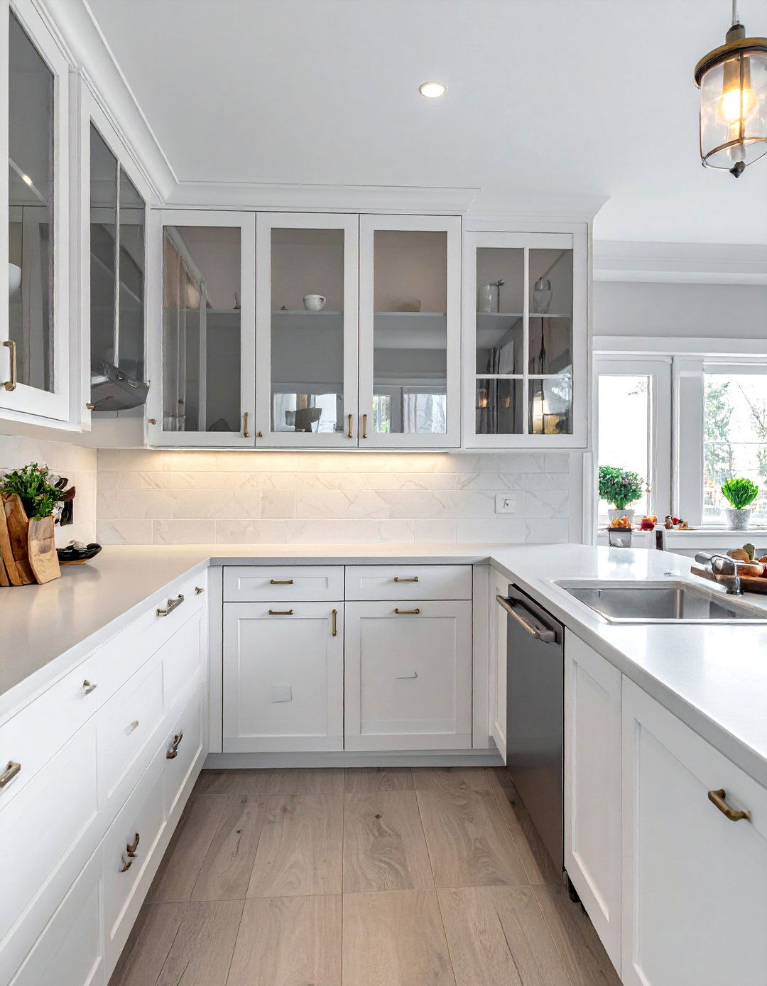 Mirrored Cabinet Front Inserts - 20 Mirror in Kitchen Ideas for a Brighter Space