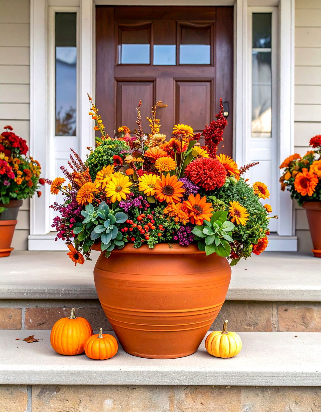 Mixed Artificial Planters for Seasonal Decor - 20 Landscaping With Artificial Plants Ideas
