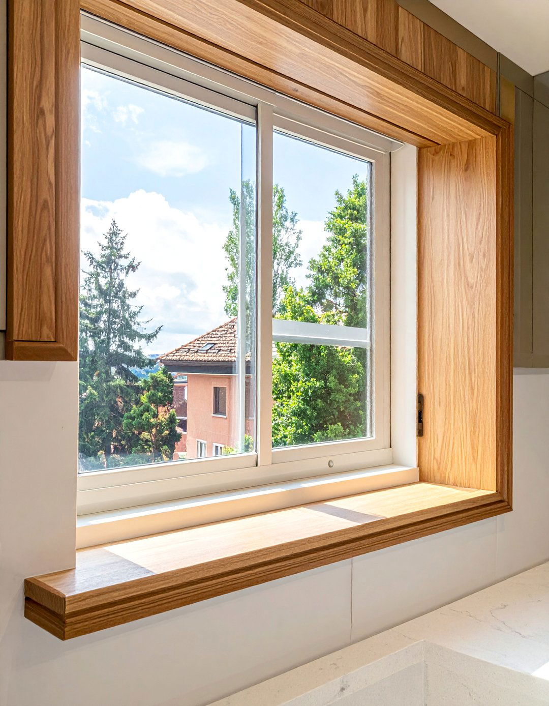 Mixed Material Integration - 25 Modern Window Trim Ideas to Elevate Your Home's Style