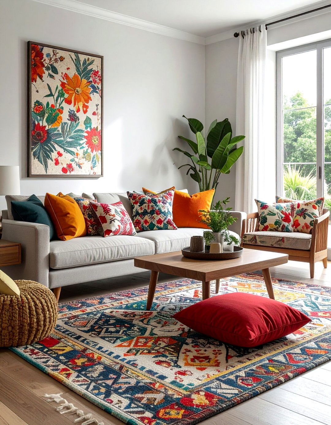 Mixed Pattern Combinations - 30 Boho Decor Ideas to Transform Your Home