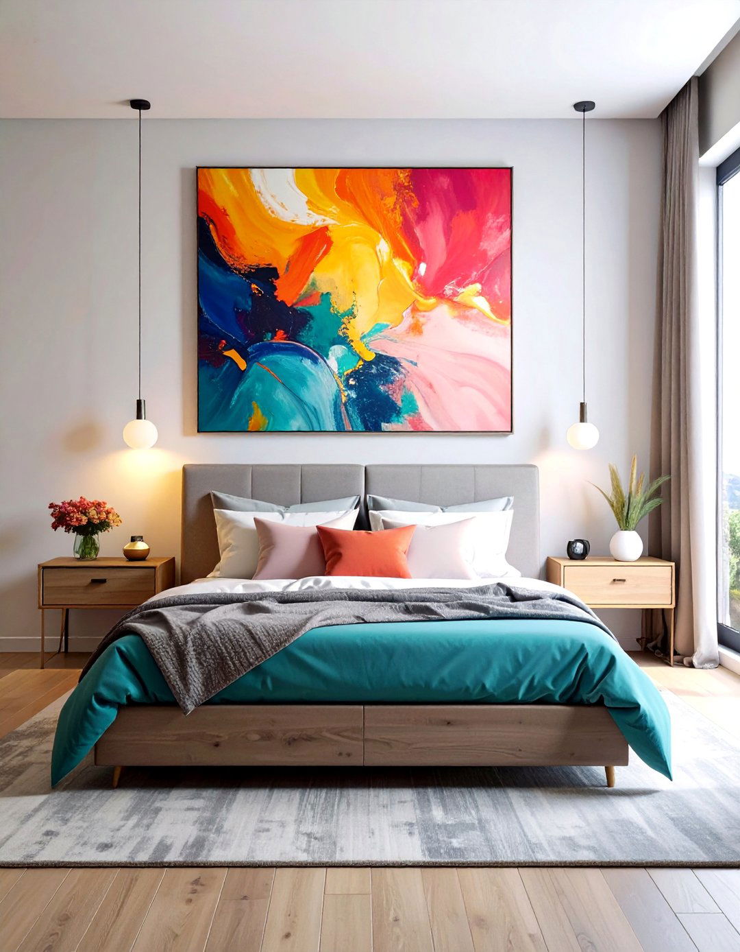 Modern Art Statement Pieces - 30 Baddie Room Ideas for a Chic and Trendy Look