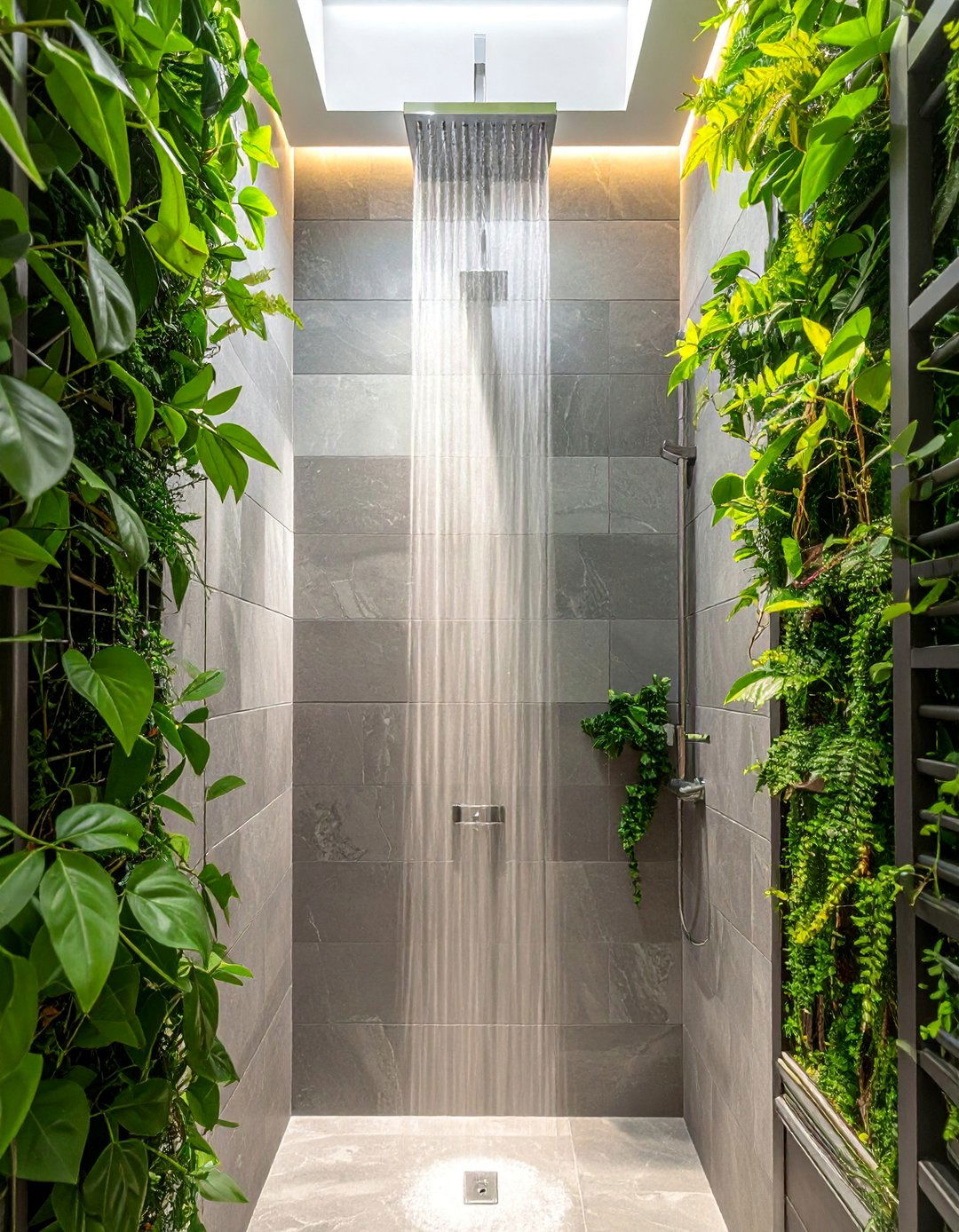 Modern Bathroom Using Vertical Tile Stacking - 40 Modern Bathroom Ideas for a Sleek and Stylish Look