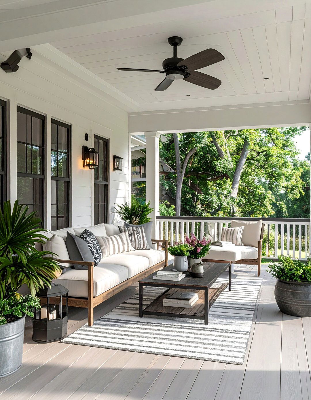Modern Farmhouse Fresh - 40 Covered Porch Ideas for Year-Round Enjoyment