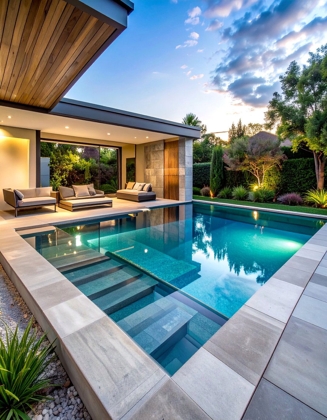 Modern Geometric Lazy River Layout - 20 Lazy River Swimming Pool Ideas for Backyard Bliss
