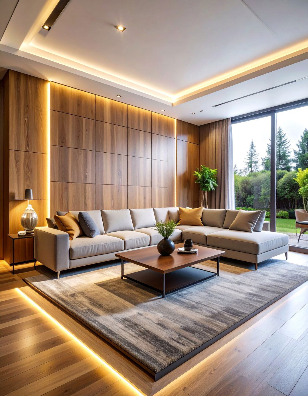 Modular Geometric Wood Tiles - 40 Wall Paneling Ideas to Elevate Your Home's Interior Design