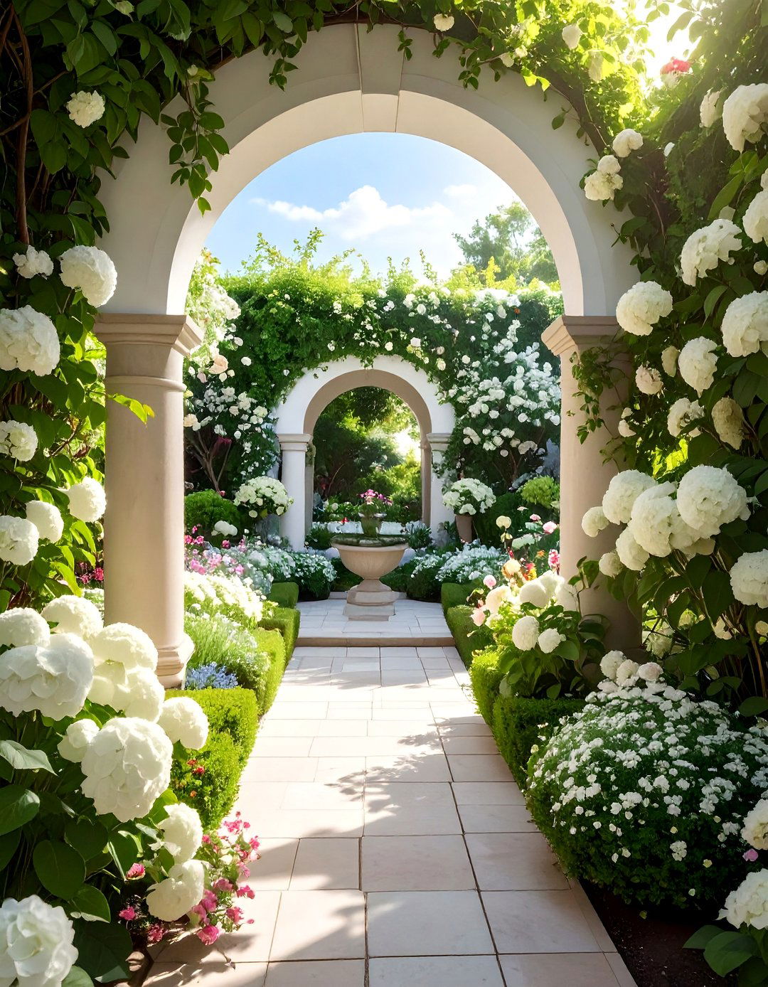 Monochromatic Flower Garden - 30 Flower Garden Ideas to Transform Your Outdoor Space