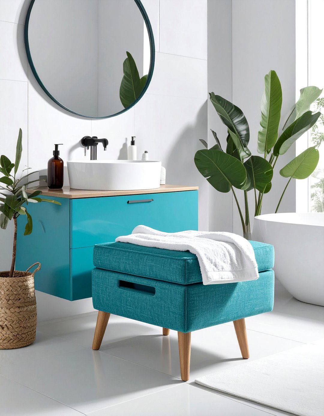 Multi Functional Furniture Pieces - 25 Bathroom Cabinet Ideas for Stylish Storage Solutions