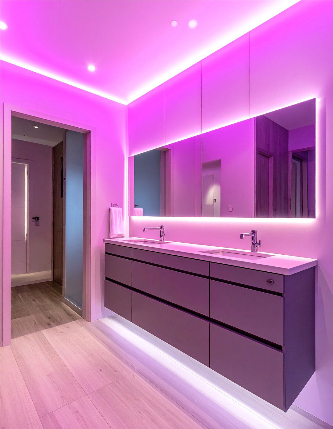 Multi Functional Mirror Systems - 20 Hallway Bathroom Ideas for Functional Spaces