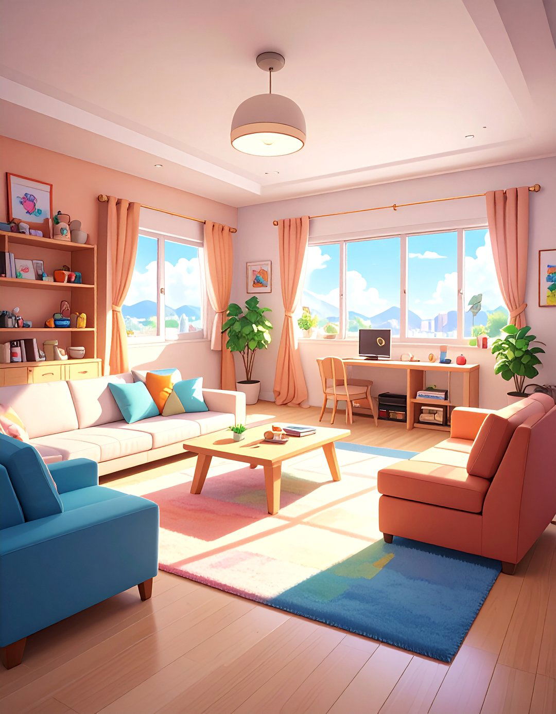 Multi Purpose Anime Family Room - 40 Anime Room Ideas for the Ultimate Fan Experience