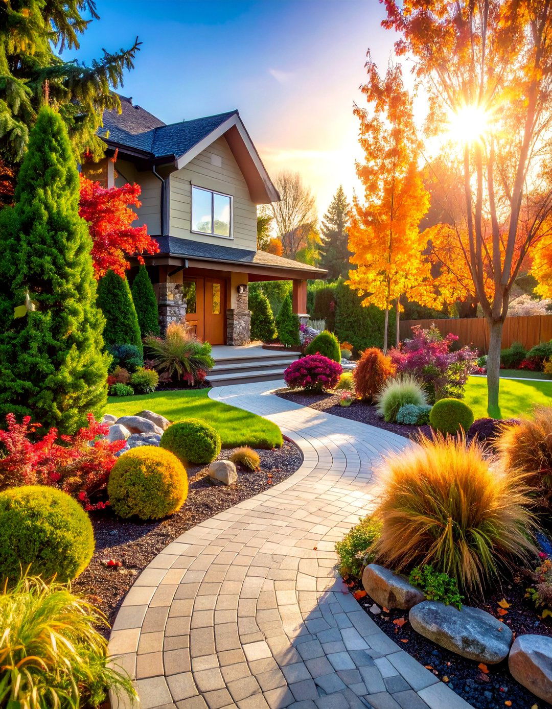 Multi Season Interest Design - 40 Hardscaping Ideas to Transform Your Outdoor Space