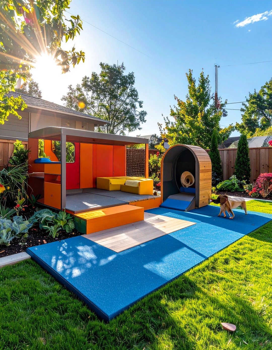 Multi Zone Activity Centers - 25 Dog Friendly Landscaping Ideas for Pet Owners