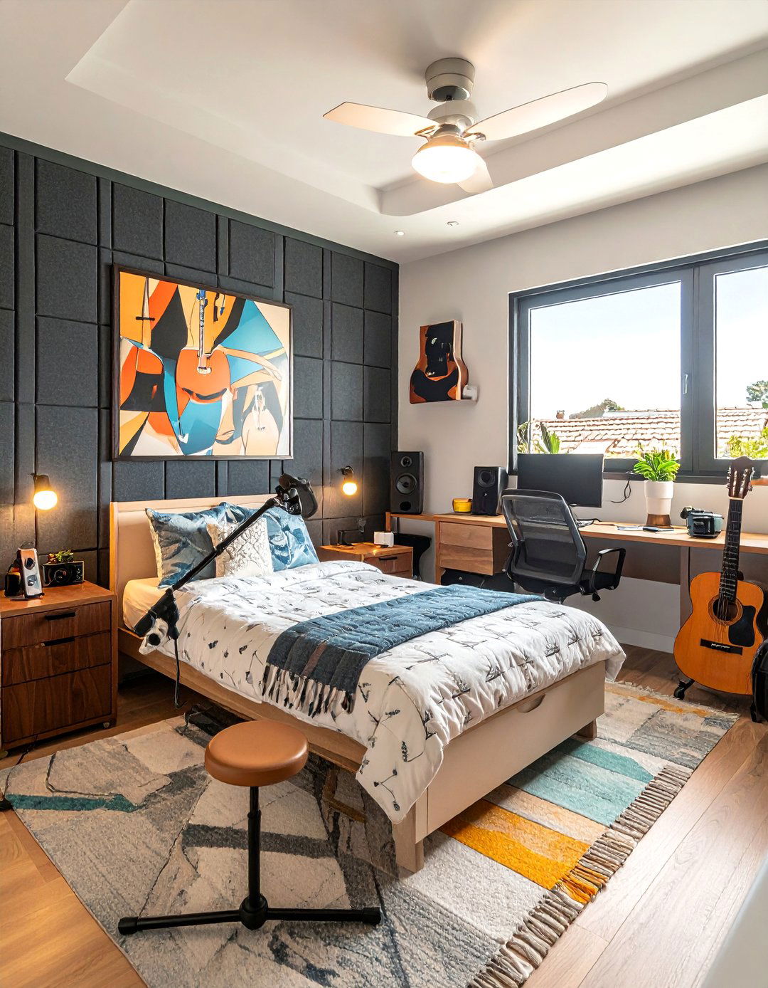 Music Recording Studio Haven - 40 Boys Room Ideas for a Fun and Functional Space