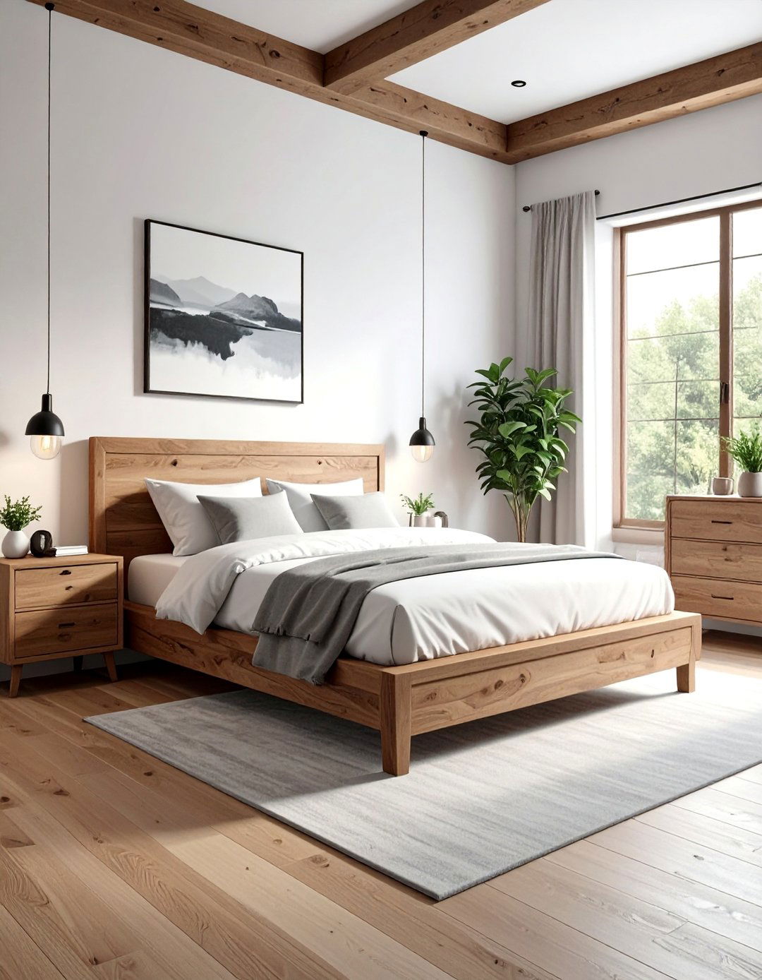 Natural Wood Finishes - 30 Bedroom Decor Ideas to Transform Your Space