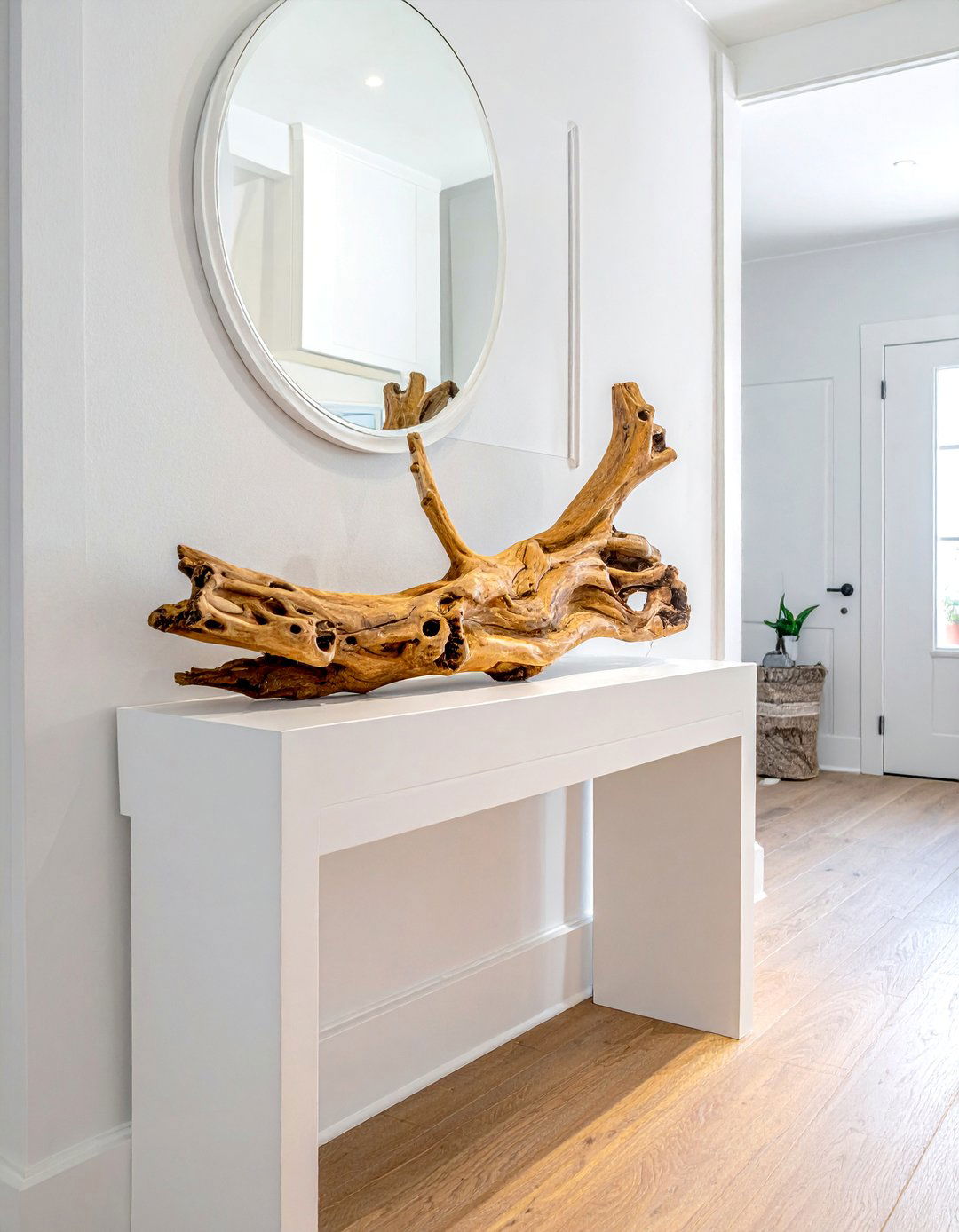 Nautical Decor with Driftwood Elements - 25 Nautical Decor Ideas to Bring the Beach Home