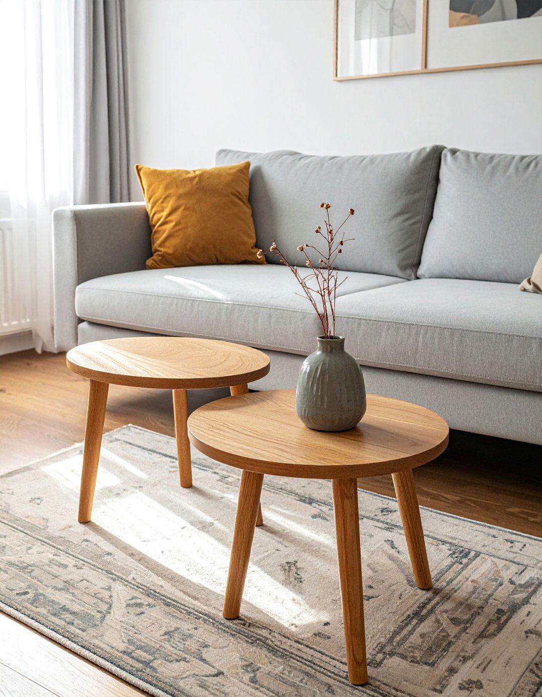 Nesting Tables for Small Terraced House Living Rooms - 30 Small Terraced House Living Room Ideas for Cozy Spaces