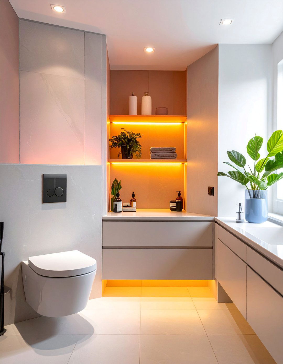 Niche Storage Integration - 40 Bathroom Decor Ideas to Refresh Your Space