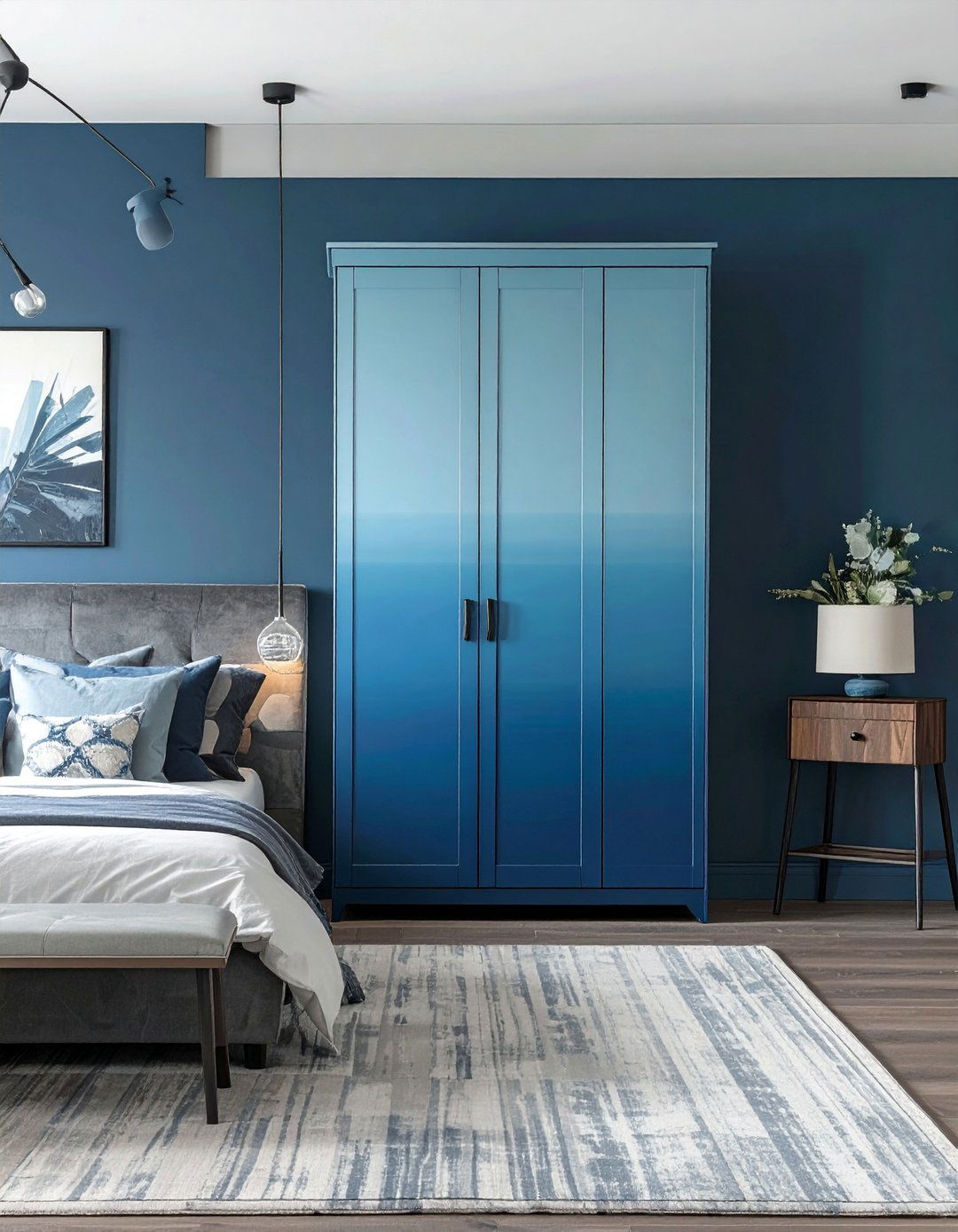 Ombre Bedroom Furniture Effects - 20 Painted Bedroom Furniture Ideas to Refresh Your Space