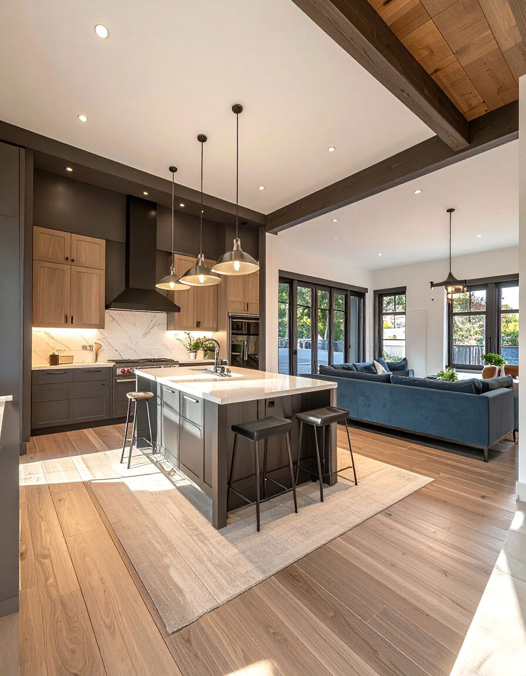 Open Floor Plan Flow - 30 Bungalow Interior Design Ideas to Inspire You