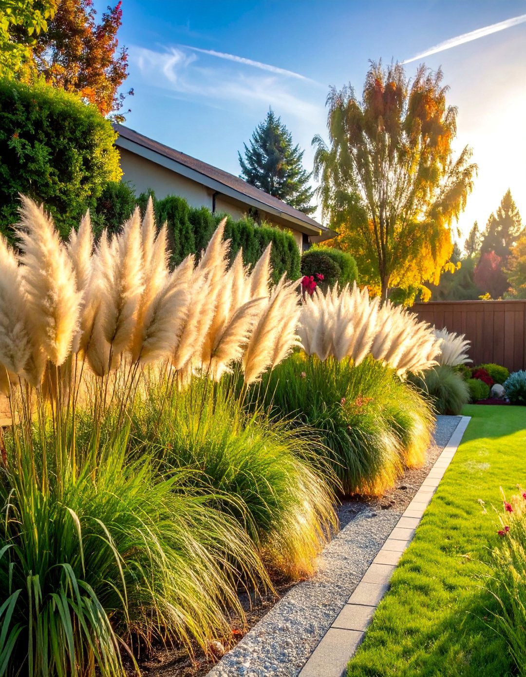 Ornamental Grass Borders - 30 Backyard Privacy Ideas to Create a Secluded Oasis