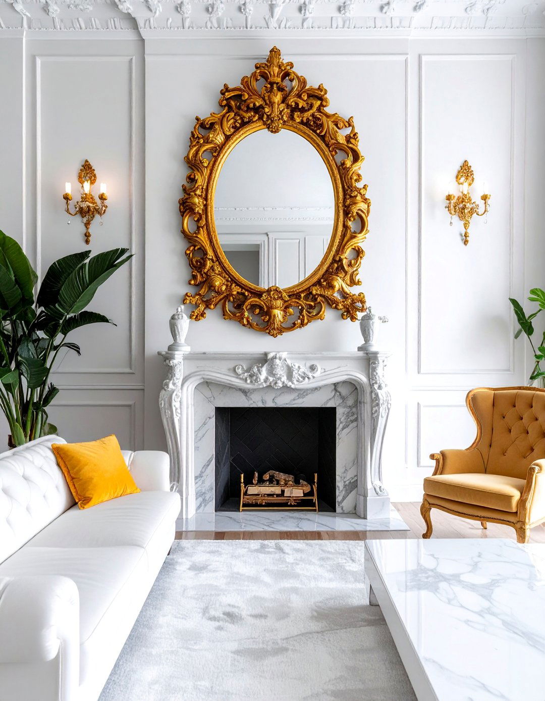 Ornate Gilded Mirrors - 30 Maximalist Decor Ideas for Bold Interiors