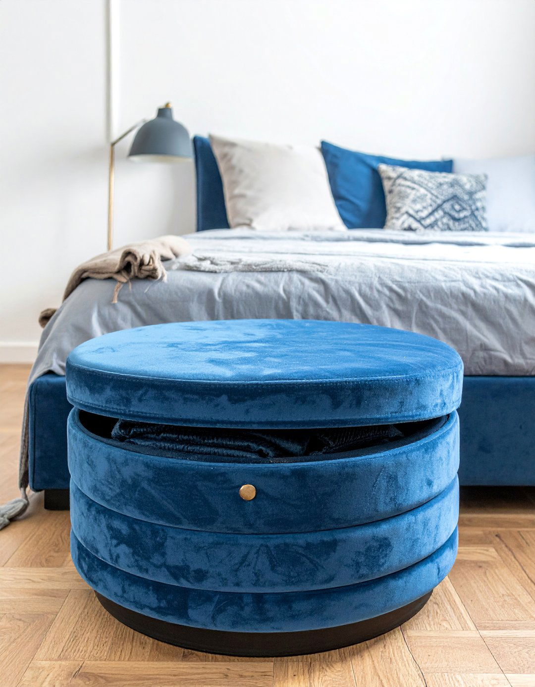 Ottoman with Interior Storage - 40 Teenage Girl Bedroom Ideas for a Stylish and Personal Space