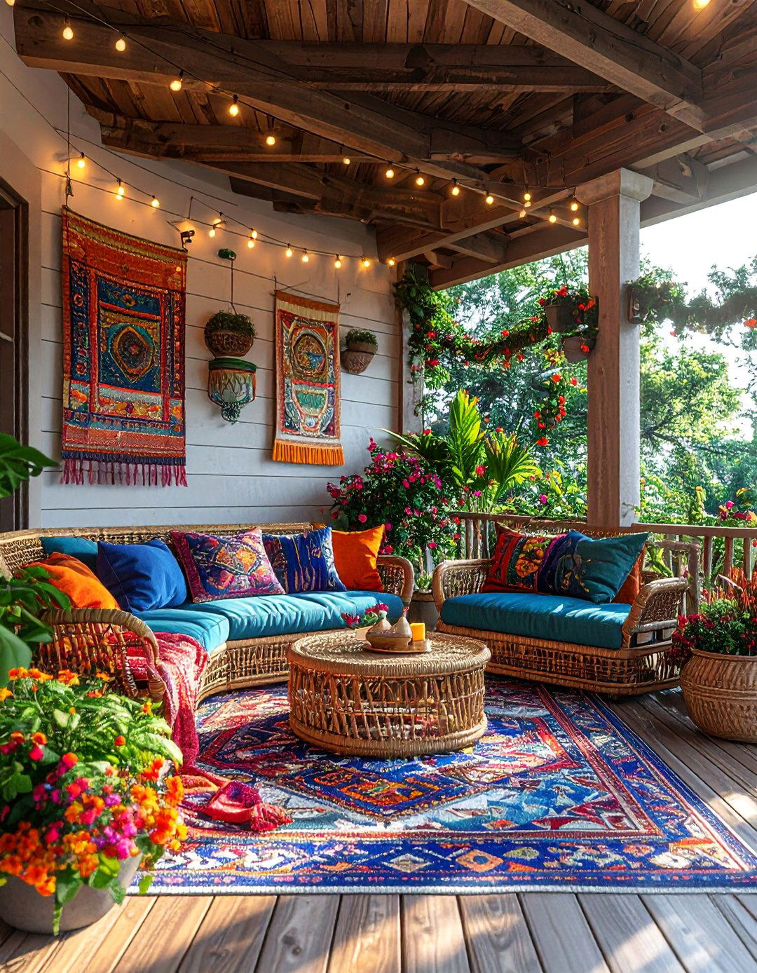 Outdoor Boho Porches - 30 Boho Decor Ideas to Transform Your Home