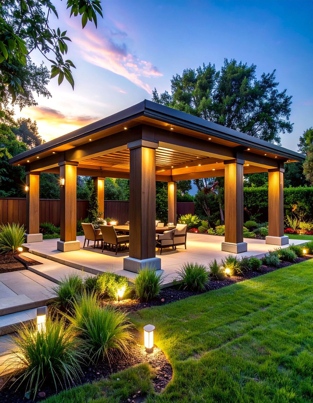 Outdoor Entertainment Pavilions - 40 Luxury Landscaping Ideas for a Stunning Yard