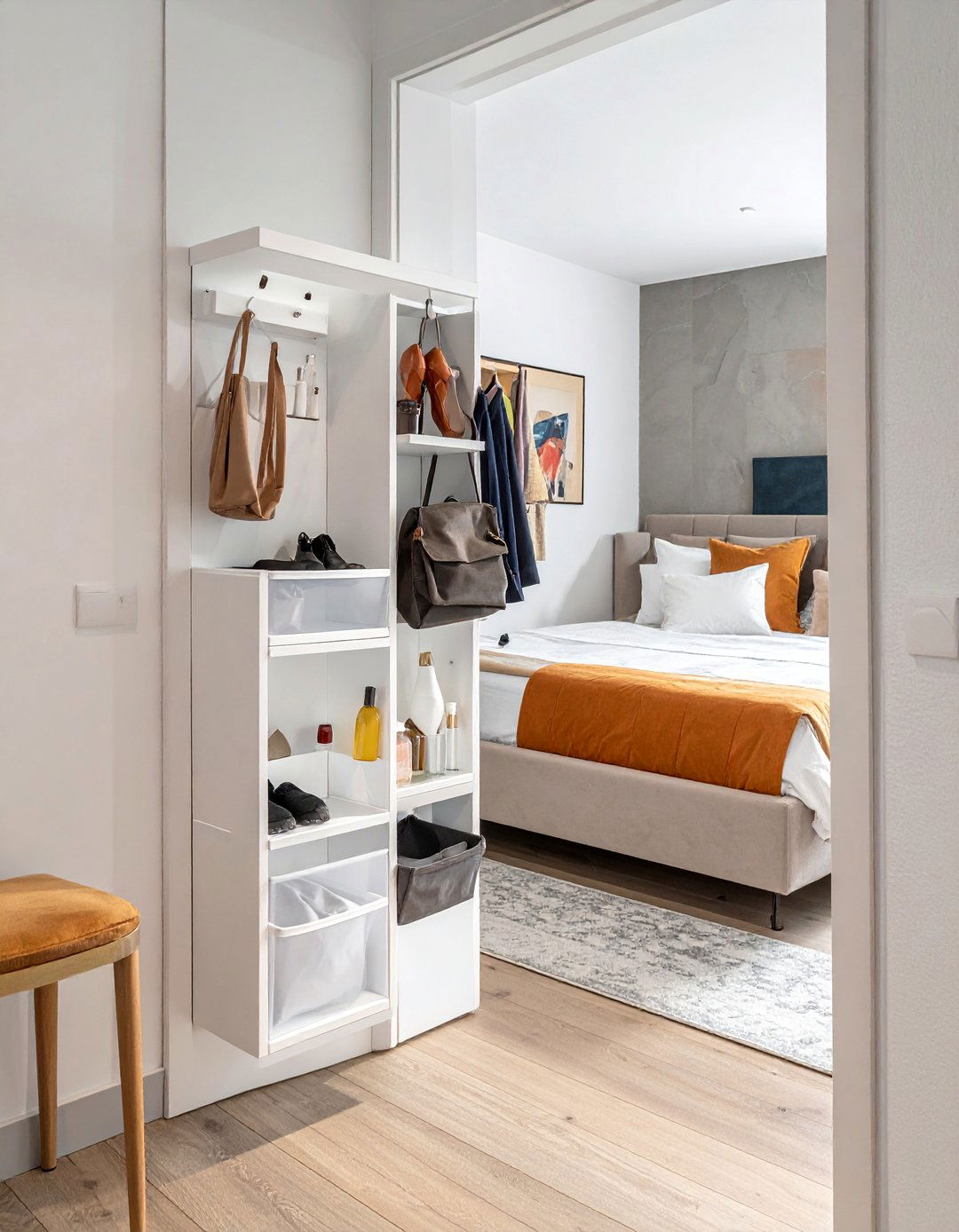 Over Door Hanging Organizers - 30 Small Apartment Storage Ideas for Every Room