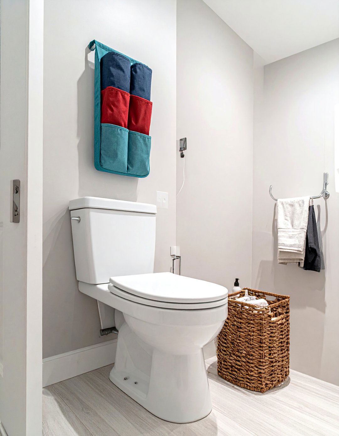 Over Door Storage Organizer - 25 Over Toilet Storage Ideas to Maximize Bathroom Space
