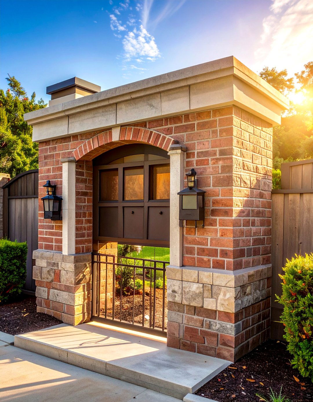 Oversized Estate Brick Mailbox - 30 Brick Mailbox Ideas to Elevate Your Curb Appeal