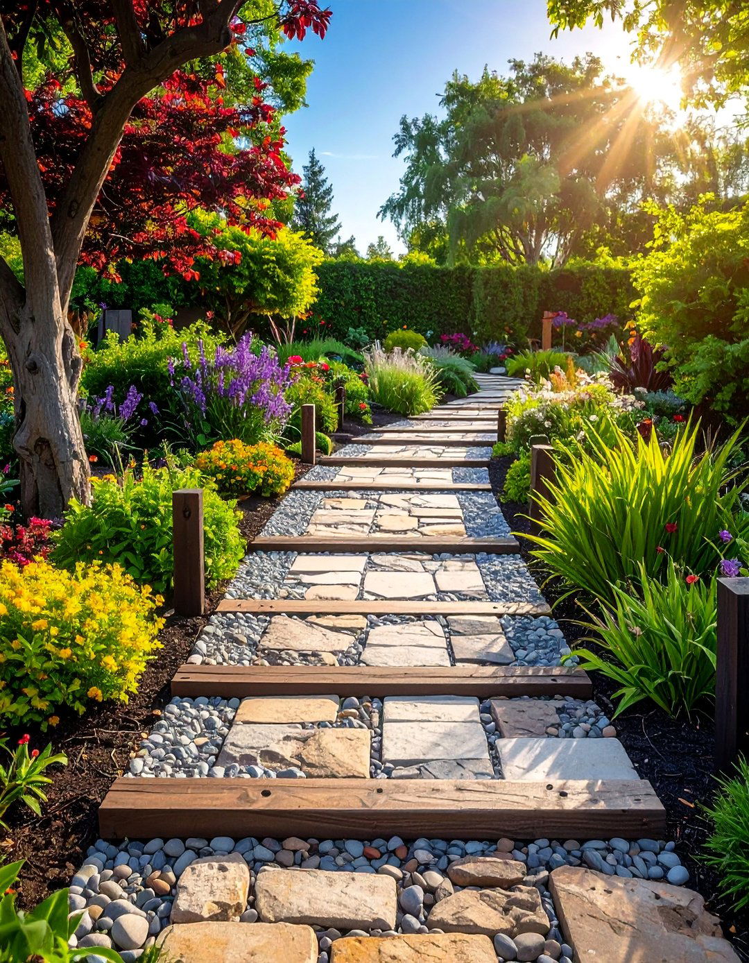 Pathway Development Systems - 20 Railroad Ties Landscaping Ideas for Your Garden