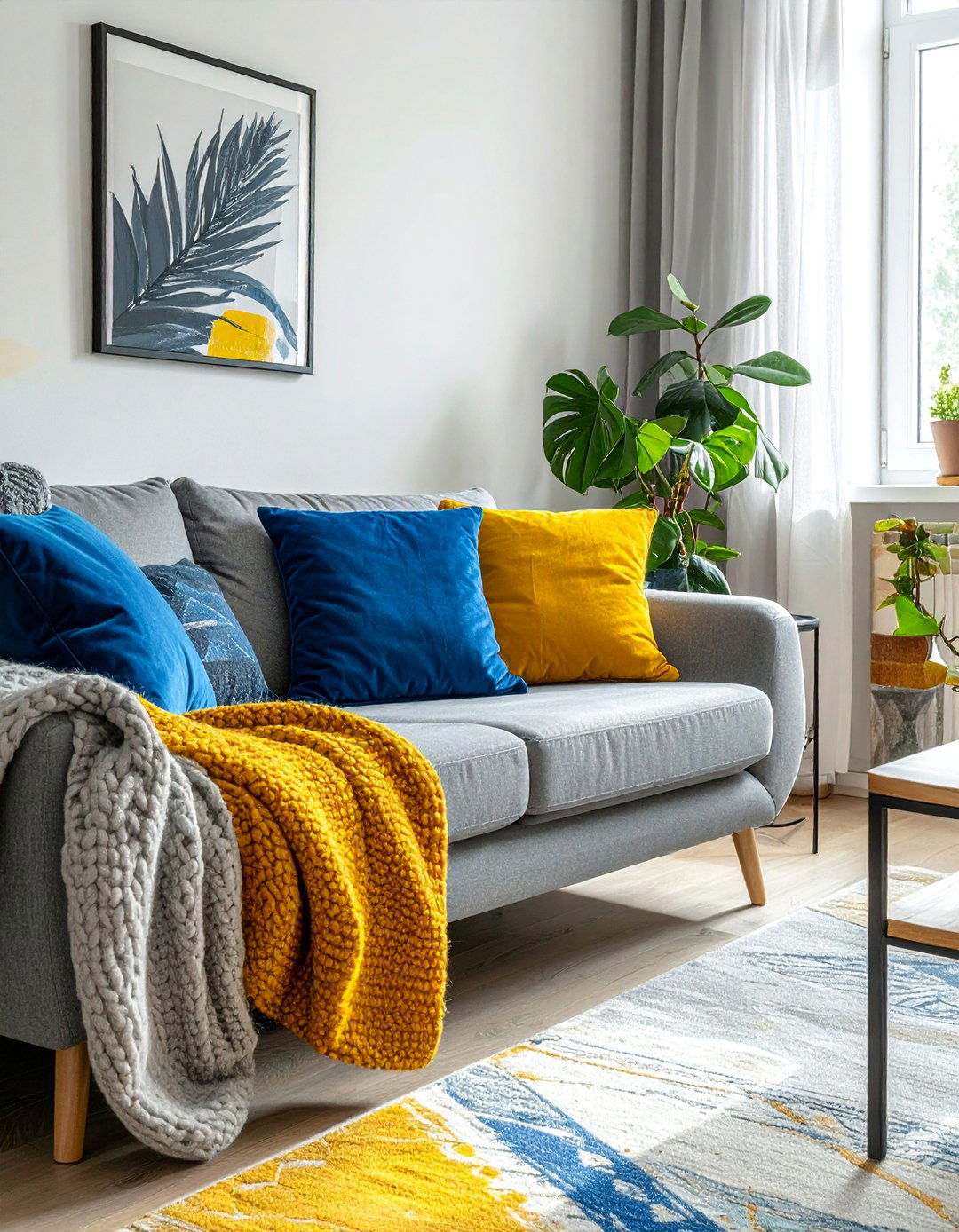 Patterned Textiles and Cushions for Small Terraced House Living Rooms - 30 Small Terraced House Living Room Ideas for Cozy Spaces