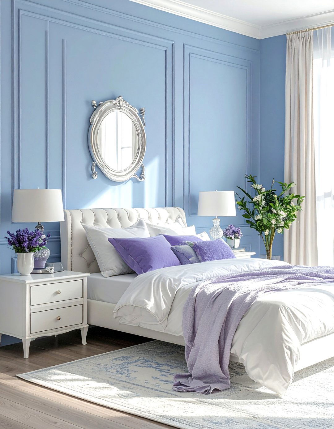Periwinkle Blue Bedroom Theme - 40 Blue Bedroom Ideas for a Serene and Relaxing Atmosphere